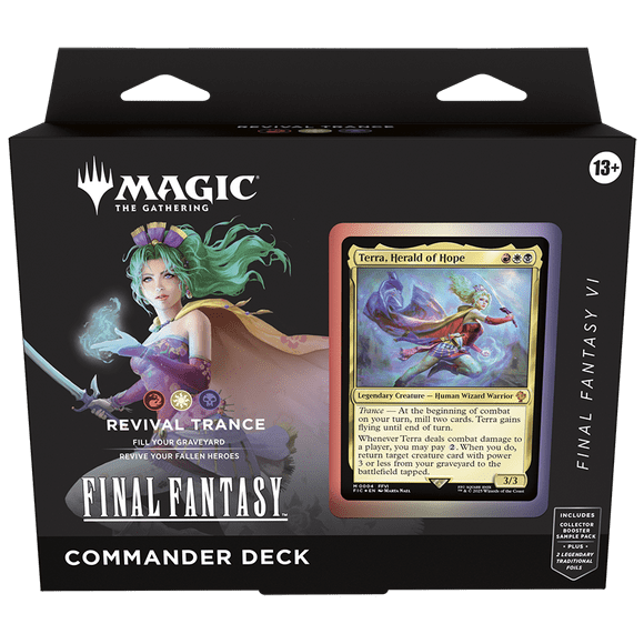 Magic: The Gathering Trading Card Games Final Fantasy Commander Deck Rival Trance