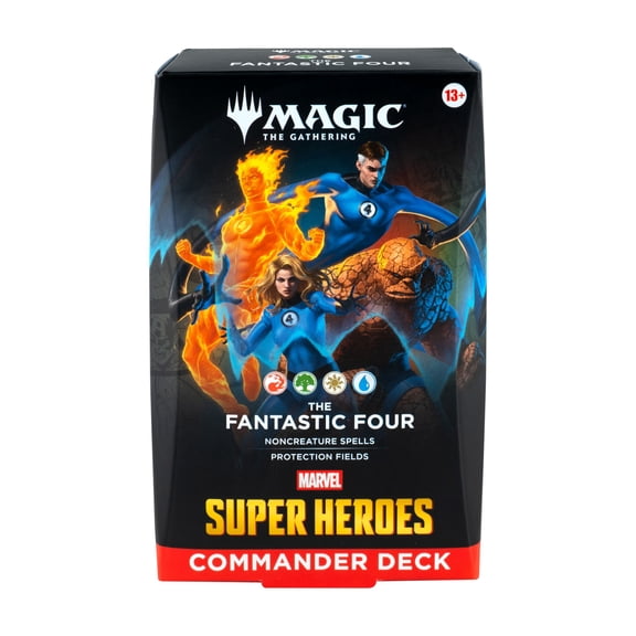 Magic: The Gathering Trading Cards Games Marvel Super Heroes Commander Deck The Fantastic Four