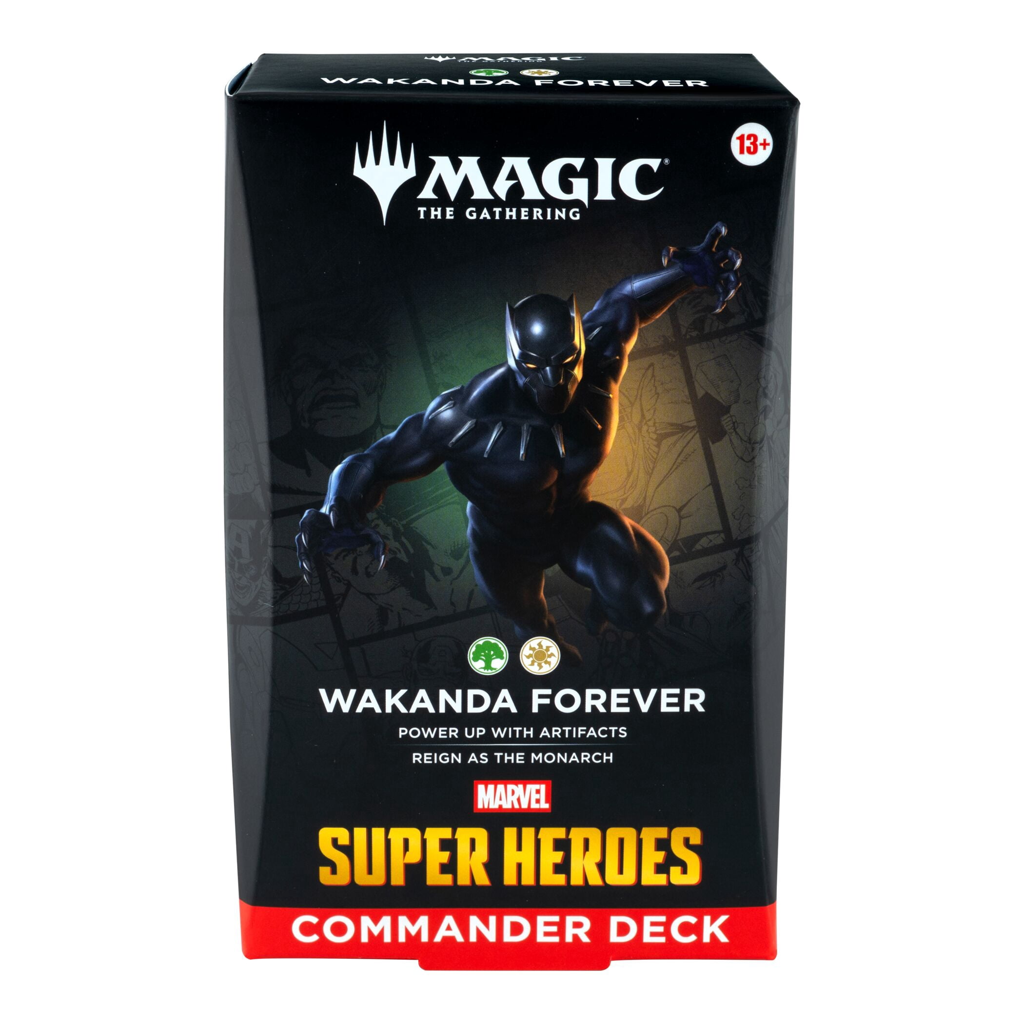 Magic: The Gathering Trading Card Games Marvel Super Heroes Commander Deck Wakanda Forever