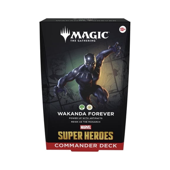 MTG MSH Wakanda Forever Commander Deck - Marvel Super Heroes Magic: The Gathering - Ready-to-Play