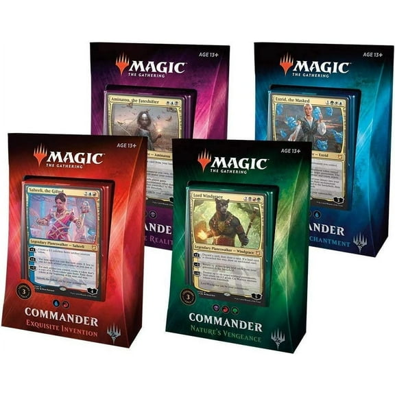 Magic: The Gathering Commander 2018 Set - All 4 Decks!