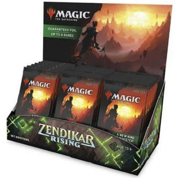 MTG Magic The Gathering Zendikar Rising SET Booster Box - 30 packs of 12 cards