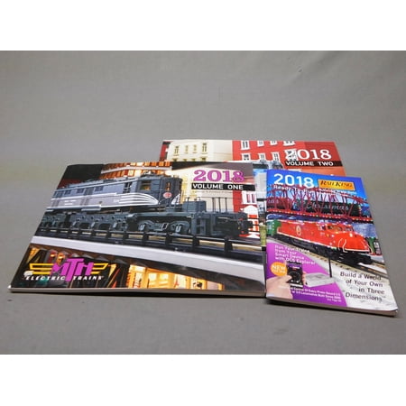 MTH 2018 Volume 1 Volume 2 Ready to Run Train CATALOGS