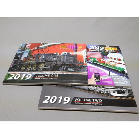 MTH 2019 Volume 1 Volume 2 Ready to Run Train CATALOGS