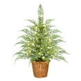 thumbnail image 1 of 24" Pre-Lit Green Cypress Artificial Christmas Tree with 30 Warm White Twinkle LED Lights, by My Texas House, 1 of 6