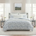 thumbnail image 1 of My Texas House Floral 11-Piece Comforter Set with Sheets, Blue, King, 1 of 17