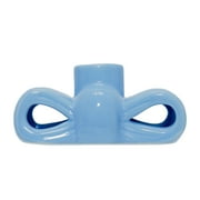 Bow Taper Candle Holder, Blue, 2.5, by My Texas House