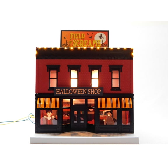 MTH FIELD OF SCREAMS HALLOWEEN SHOP 2 STORY CITY BUILDING 30-90727