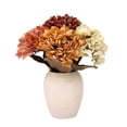 thumbnail image 1 of My Texas House Fall Faux Hydrangea Floral Arrangement in Ceramic Vase, Multicolor, 15", 1 of 4