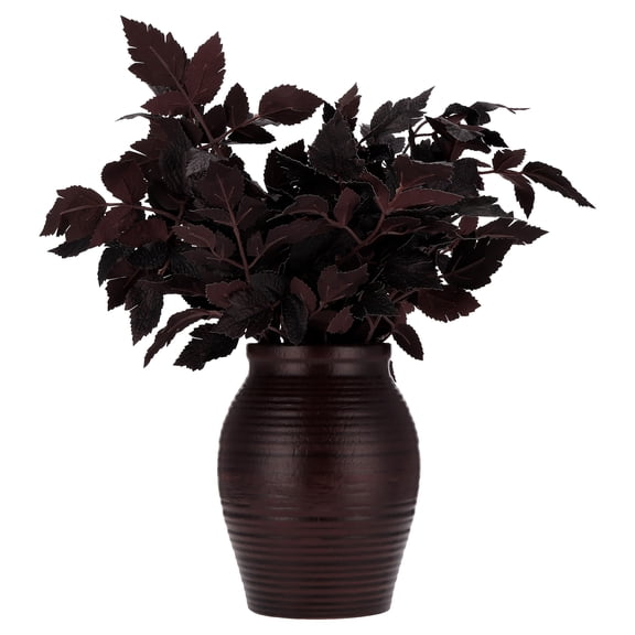 My Texas House Halloween Layered Foliage Arrangement in Vase, Plum, 20"