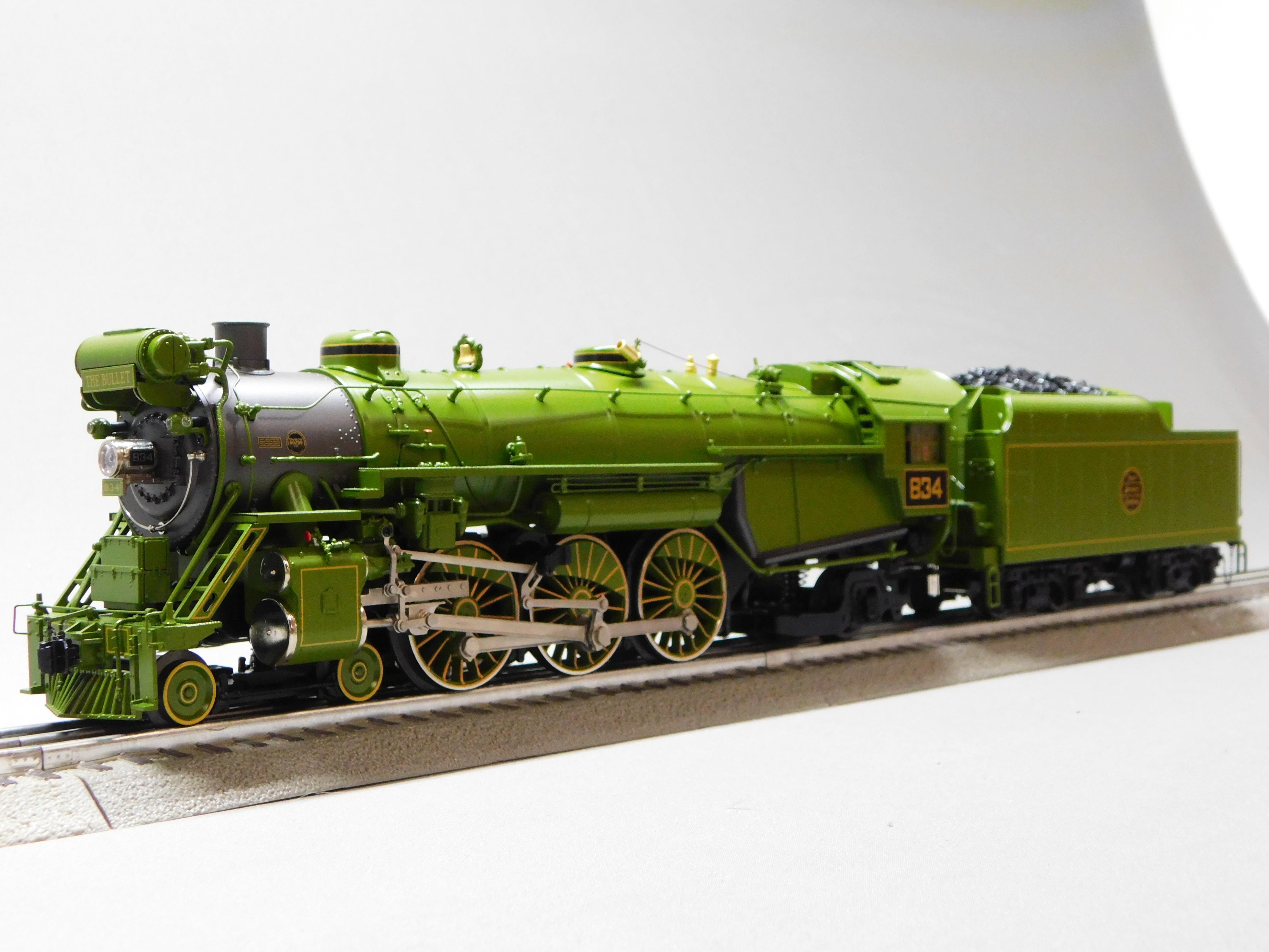 MTH PREMIER CNJ JERSEY CENTRAL BLUE COMET 4-6-2 STEAM ENGINE #834