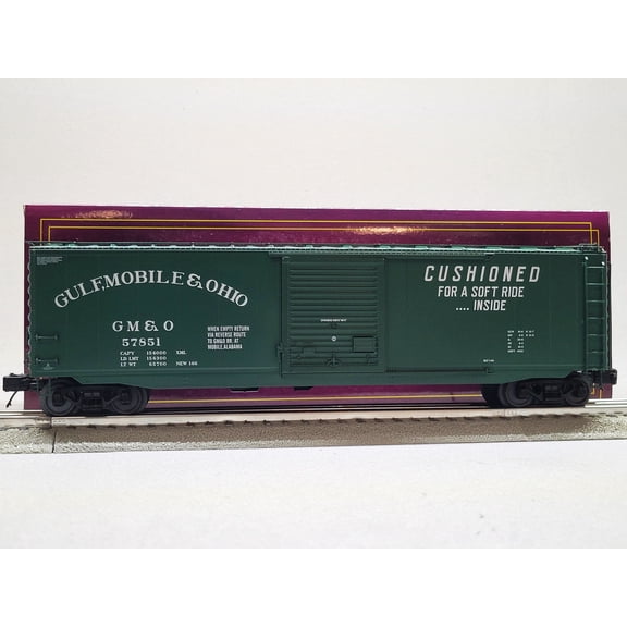 MTH PREMIER GULF, MOBILE & OHIO 50' PS-1 BOXCAR W/ YOUNGSTOWN STANDARD DOOR O GAUGE 20-99437-57851