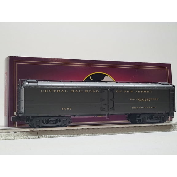 MTH PREMIER JERSEY CENTRAL R50B EXPRESS REEFER #5007 O GAUGE 20-94751-5007