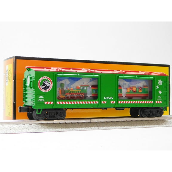 MTH RAILKING CHRISTMAS TRAIN OPERATING ACTION CAR #122525 O GAUGE 30-79734