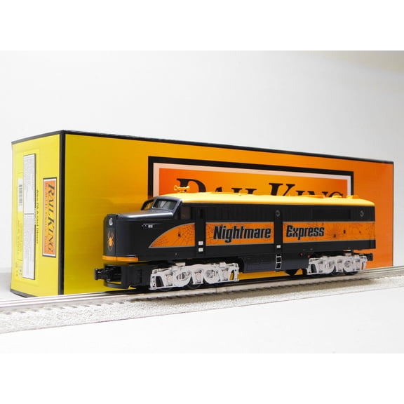 MTH RAILKING HALLOWEEN ALCO PA A-UNIT DIESEL ENGINE O GAUGE 30-21312-1
