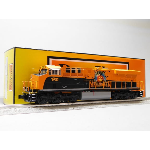 MTH RAILKING HALLOWEEN ES44AC IMPERIAL DIESEL ENGINE O GAUGE 30-21305-1