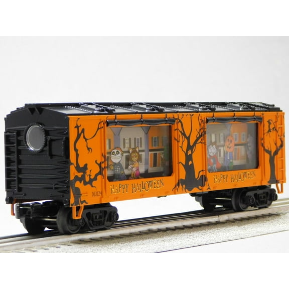 MTH RAILKING HALLOWEEN TRICK OR TREATERS ACTION CAR O GAUGE 30-79690