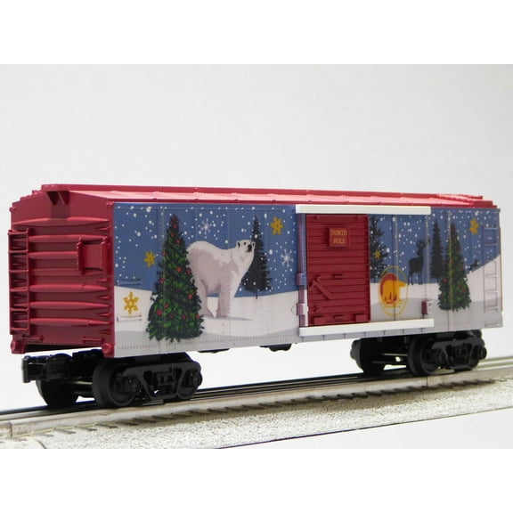 MTH RAILKING NORTH POLE POLAR BEAR BOXCAR O GAUGE 30-71194
