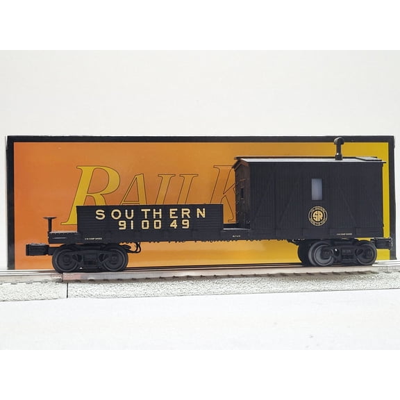 MTH RAILKING SOUTHERN CRANE TENDER CAR #910049 O GAUGE 30-79704