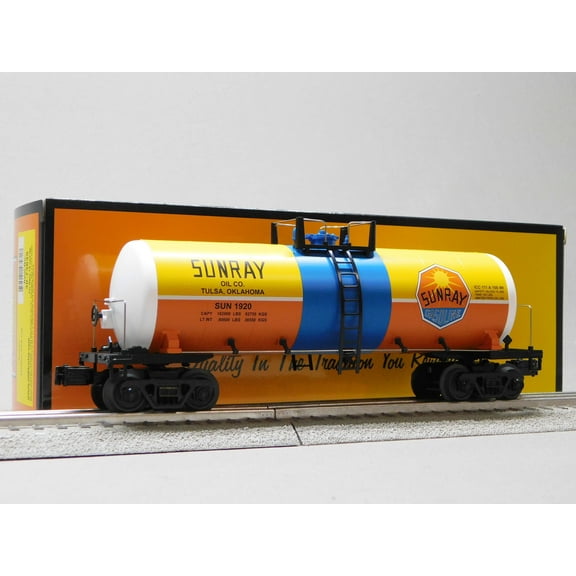 MTH RAILKING SUNRAY GASOLINE MODERN TANK CAR #1920 O GAUGE 30-73635