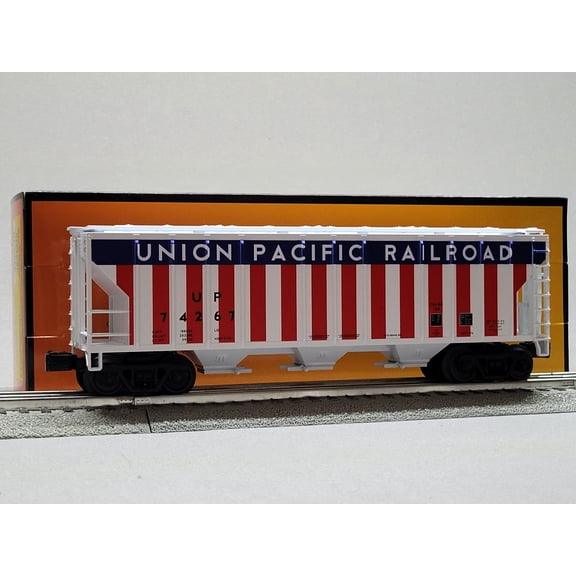 MTH RAILKING UNION PACIFIC PS-2 DISCHARGE HOPPER CAR #74267 O GAUGE 30-75775