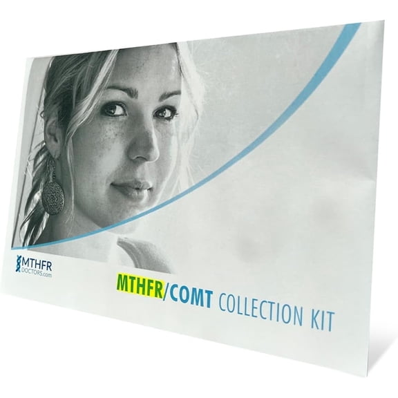 MTHFR Gene Test Collection Kit, Methylation Test, Comes with Results Interpretation and Live Support - Cheek Swab for MTHFR (C677T and A1298C), The Methylation Gene - Fast Results