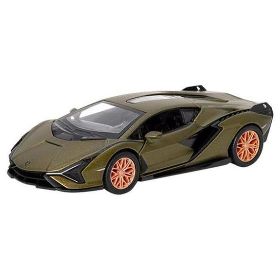 MTI 9082913 Pullback & Go Diecast Vehicle Metal Model Car, Black & Orange - Pack of 60