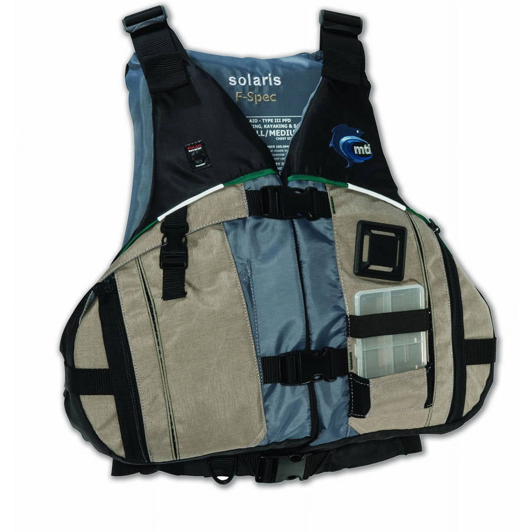 MTI Adventurewear Solaris F-Spec Kayak Fishing PFD Life Jacket