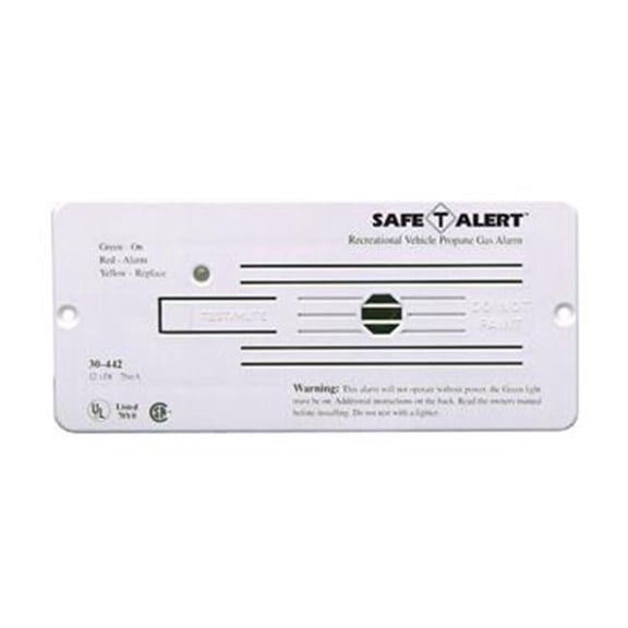 MTI INDUSTRY 30442PWT Propane Leak Detector Flush Mount, White