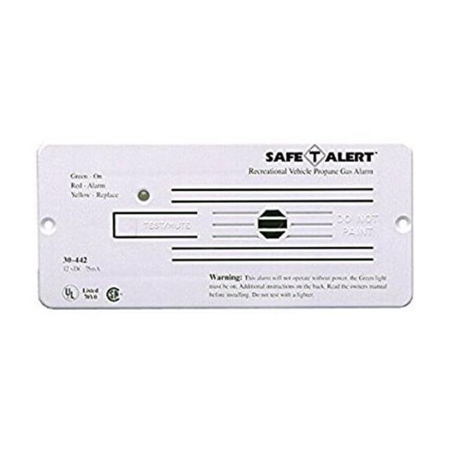 MTI Industries 12V 30 Series SafeTAlert Flush Mount RV Propane/LP Gas Alarm
