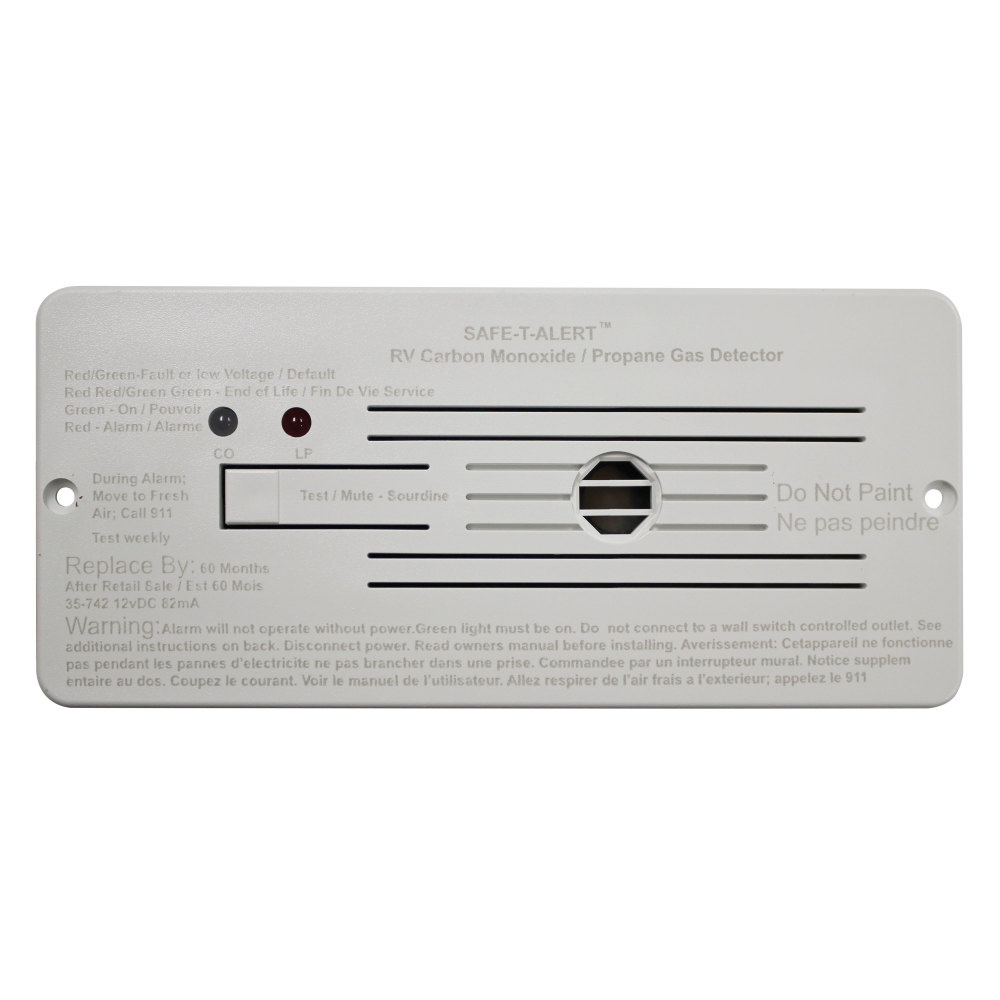 MTI Industries Marine CO Alarm - 62-541-MARINE-WT - White, Surface Mount, 12V