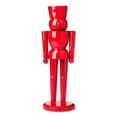 thumbnail image 1 of Large Glossy Metal Decorative Nutcracker, Red, 24", by Holiday Time, 1 of 6