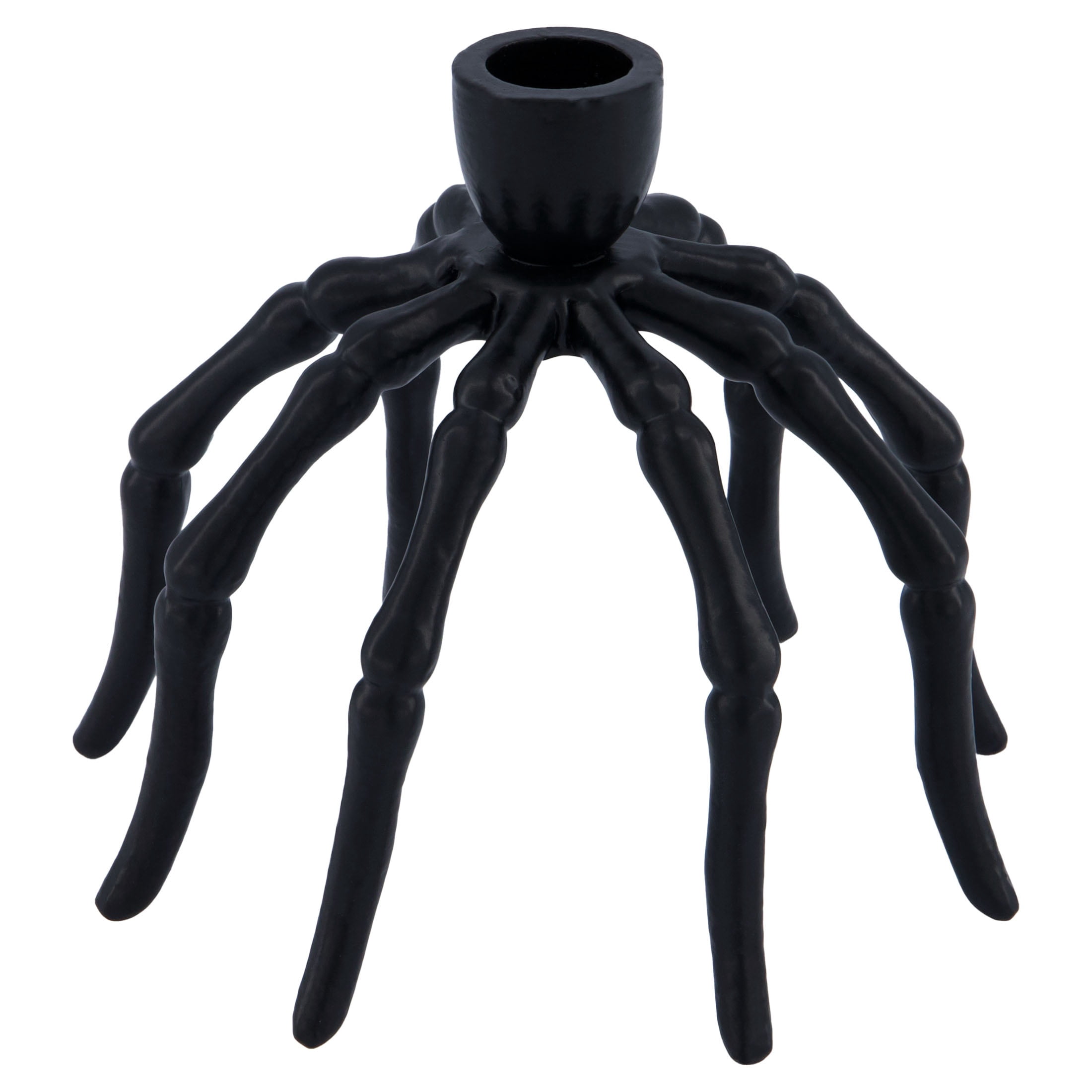 Metal Spider Candle Holder, Black, 5.2", Halloween by Way To Celebrate