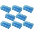 thumbnail image 1 of MTM 50 Round Flip-Top 380/9MM Cal Ammo Box - Clear Blue (8 Pack), 1 of 4