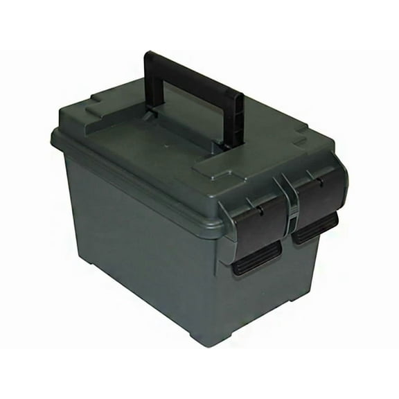 MTM Ammo Can, 500 Round Capacity, 45 ACP, Rugged Polypropylene Army Green