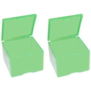 MTM CAST BULLET BOX 2PK 200/9MM CAPACITY POLY CLEAR GRN