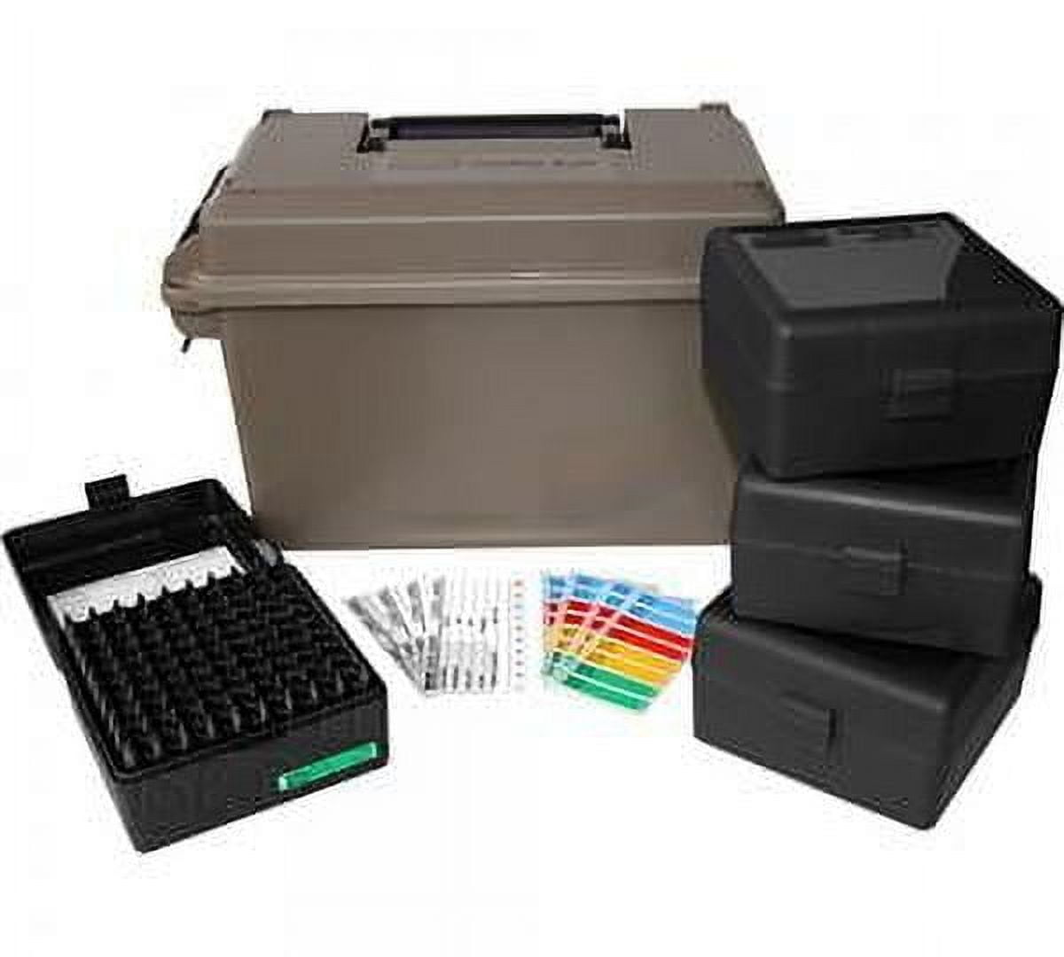 MTM 223 Ammo Can 400 Round w/ 4 each RS-100s, Dark Earth - Walmart.com