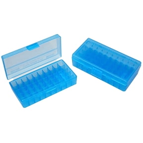 MTM FLIP TOP HANDGUN AMMO BOX P-50 SERIES