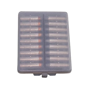 MTM HANDGUN AMMO WALLET 38/357 18RD POLY CLEAR SMOKE
