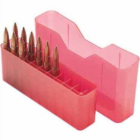 MTM J-20 Slip Top, MLD Series, 20-Round Ammo Case, Red