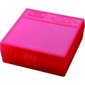 MTM P-100 FLIP-TOP PISTOL AMMO BOX 1.85" OAL RED POLY