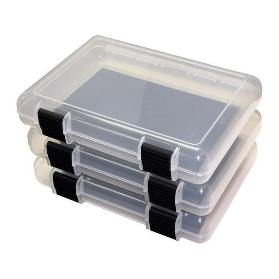 MTM In-Safe Pistol Storage Case 3pk 9" Polymer Clear