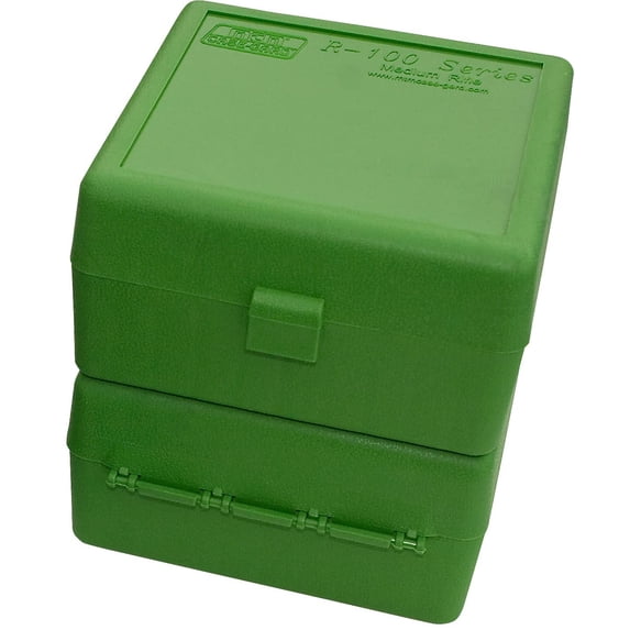 MTM R-100 Series 100 Round Medium Rifle Ammunition Box