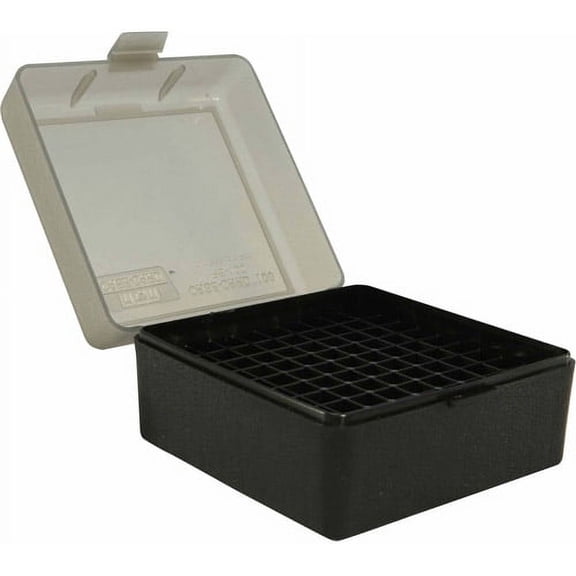 MTM RS Flip Top, 100-Round Ammo Case, Smoke