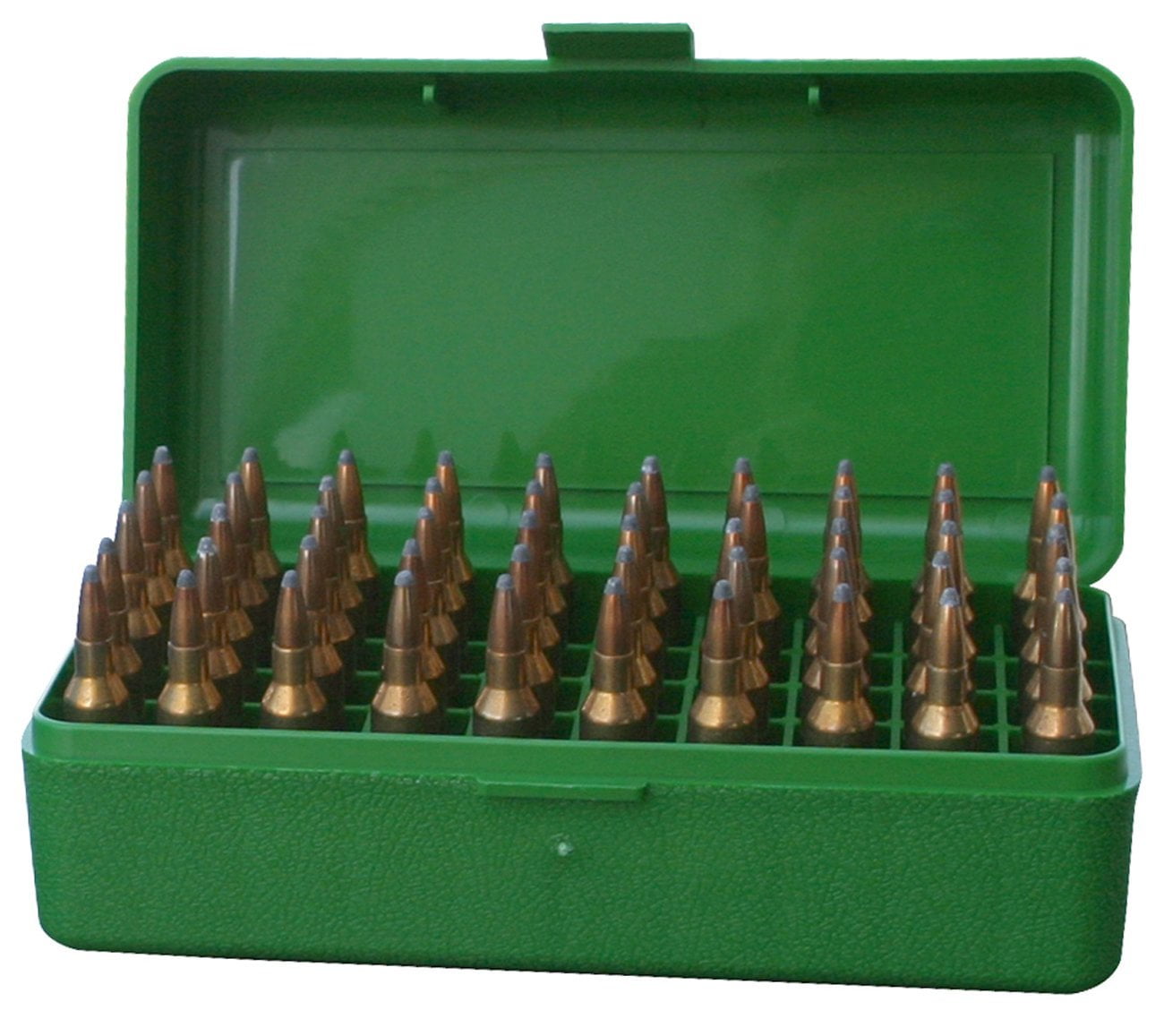 MTM RS Flip Top, S Series, 50-Round Ammo Case, Green