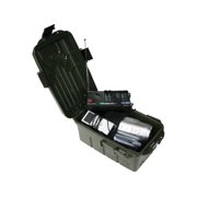 MTM SURVIVOR DRY BOX LARGE W/MIRROR TRIPLE LATCH POLY GREEN