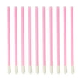 thumbnail image 1 of 50 Pcs Disposable Lip Brushes Lipstick Lip Gloss Wands Applicator Tool Pink Make Up Lip Brush Disposable Lipstick Gloss Wands, 1 of 3