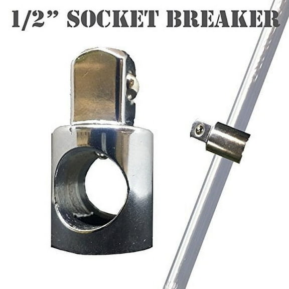 MTP  1/2" Socket with Open Cross Breaker Bar Nut (Nut Only, Crossbar not included)