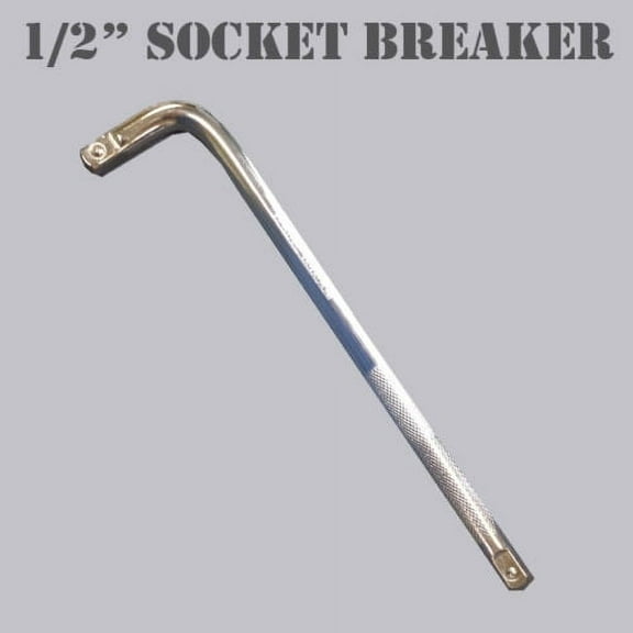 MTP  1/2" x 12" L Sharp Socket Breaker Bar Wrench 1/2 in Drive Ratchets Torque