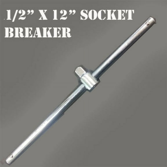 MTP ® 1/2" x 12" Sliding T-Handle Socket Breaker Bar Wrench 1/2 in Drive Ratchets T-Bar Torque